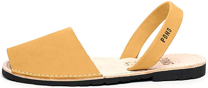 These classic sandals provide a great pop of color when wearing neutral outfits