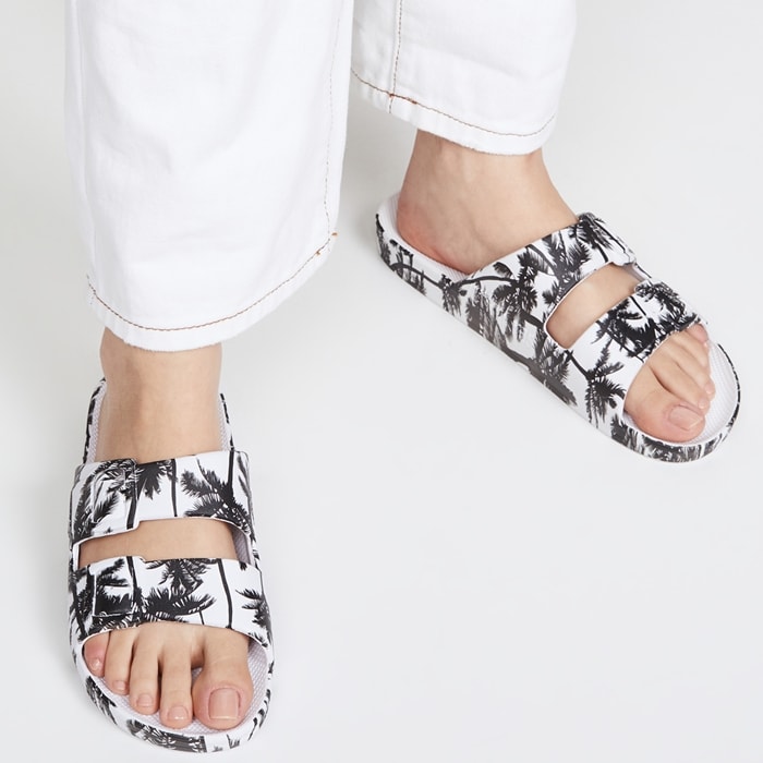 Palm Tree Print Warm-Weather Shoes