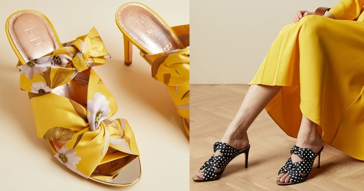 ted baker yellow shoes