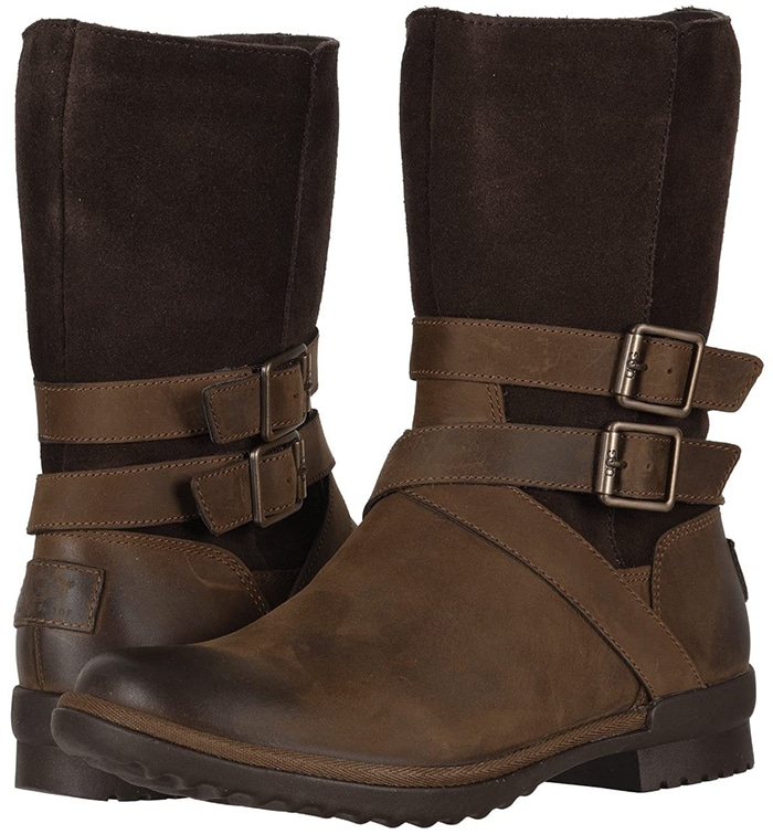 Stylish, weatherproof travel boot with a vintage feel