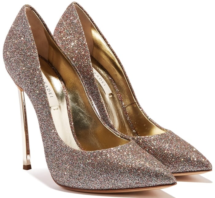 Glittering Blade pumps with their iconic heel will be your luxurious accessory perfect for any occasion