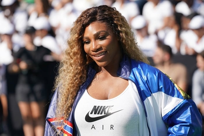 Serena Williams attends the "Queens of Tennis" experience hosted by Nike at William F. Passannante Ballfield