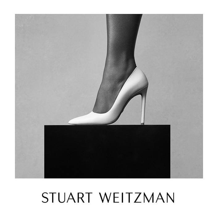 A close-up of Stuart Weitzman Anny pumps as seen on Serena Williams