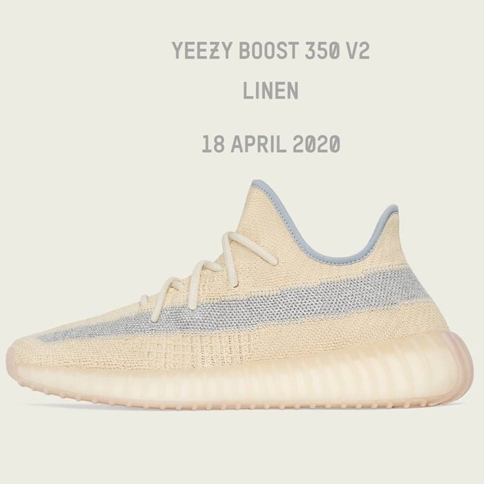 Linen, the newest colorway of the Yeezy 350 V2, quickly sold out after being released on Eastbay on April 18, 2020