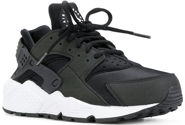 Nike Air Huarache sneakers in black and white