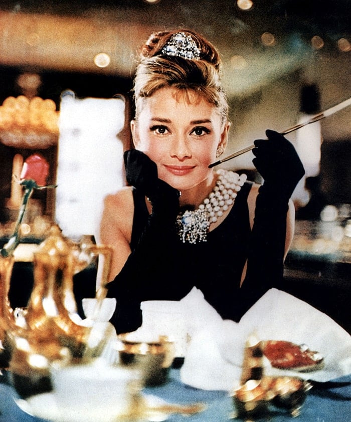 A still photo from Audrey Hepburn's Breakfast at Tiffany's movie