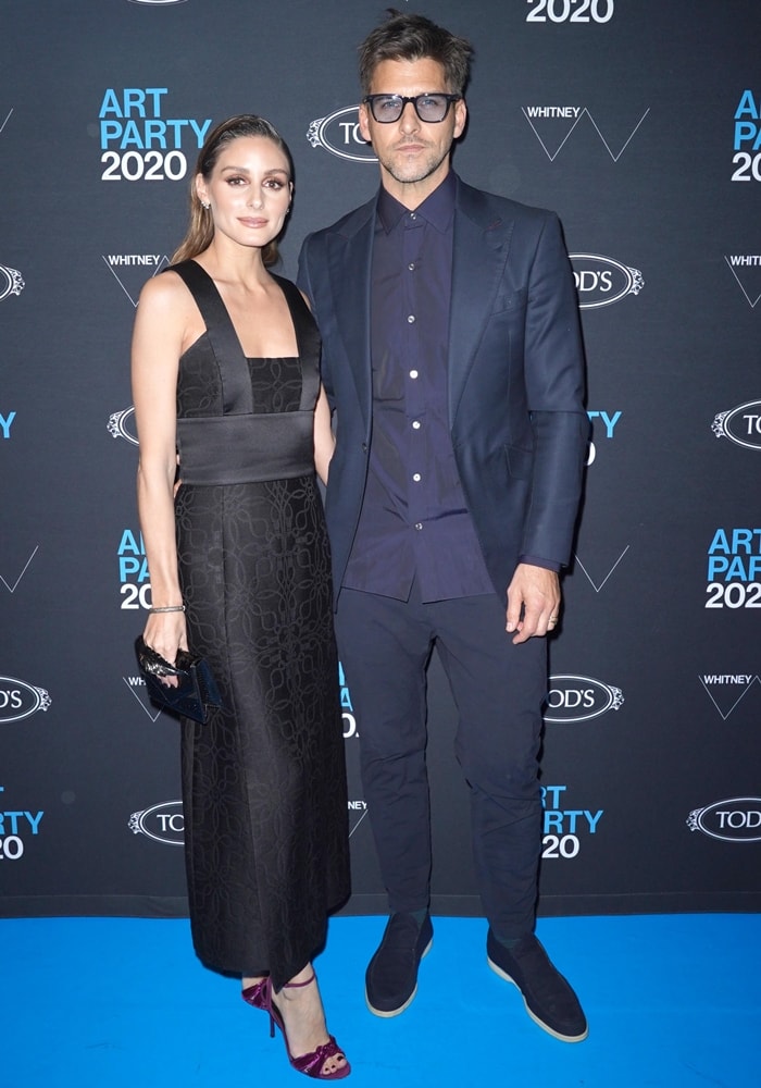 Olivia Palermo and Johannes Huebl attend the 2020 Whitney Art Party