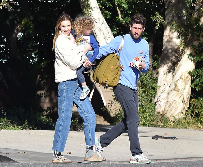 Whitney Port and her husband Tim Rosenman out with their son Sonny in Los Angeles on January 6, 2020