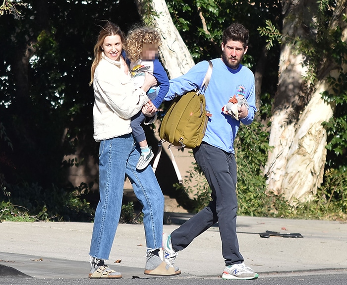 Whitney Port and her husband Tim Rosenman out with their son Sonny in Los Angeles on January 6, 2020