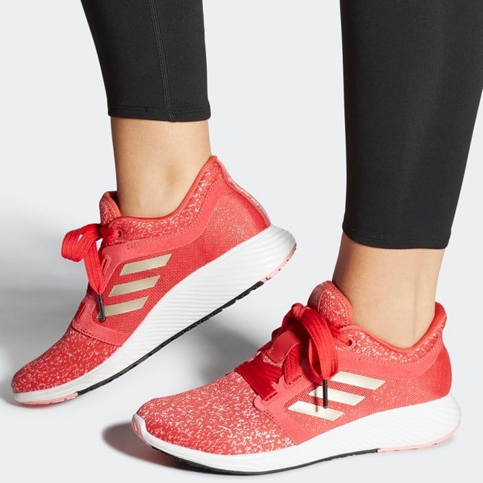 Red Adidas Women's Edge Lux 3 Running Shoes