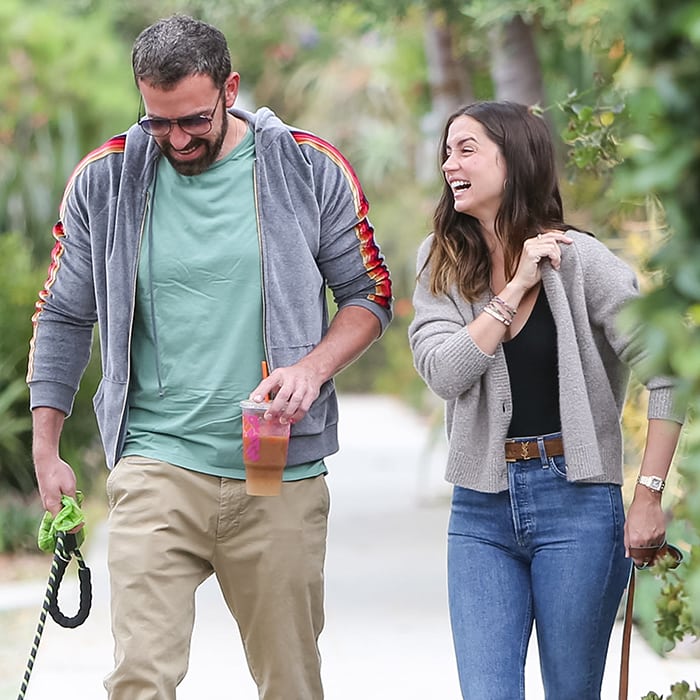 Ben Affleck and Ana de Armas giggle like love-struck teenagers