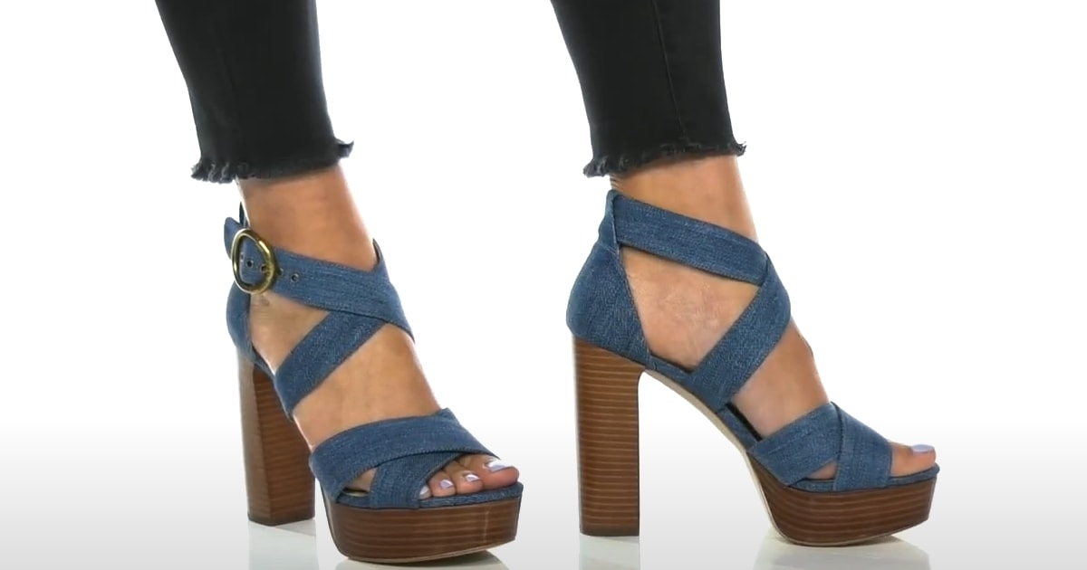 michael kors leia platform sandals