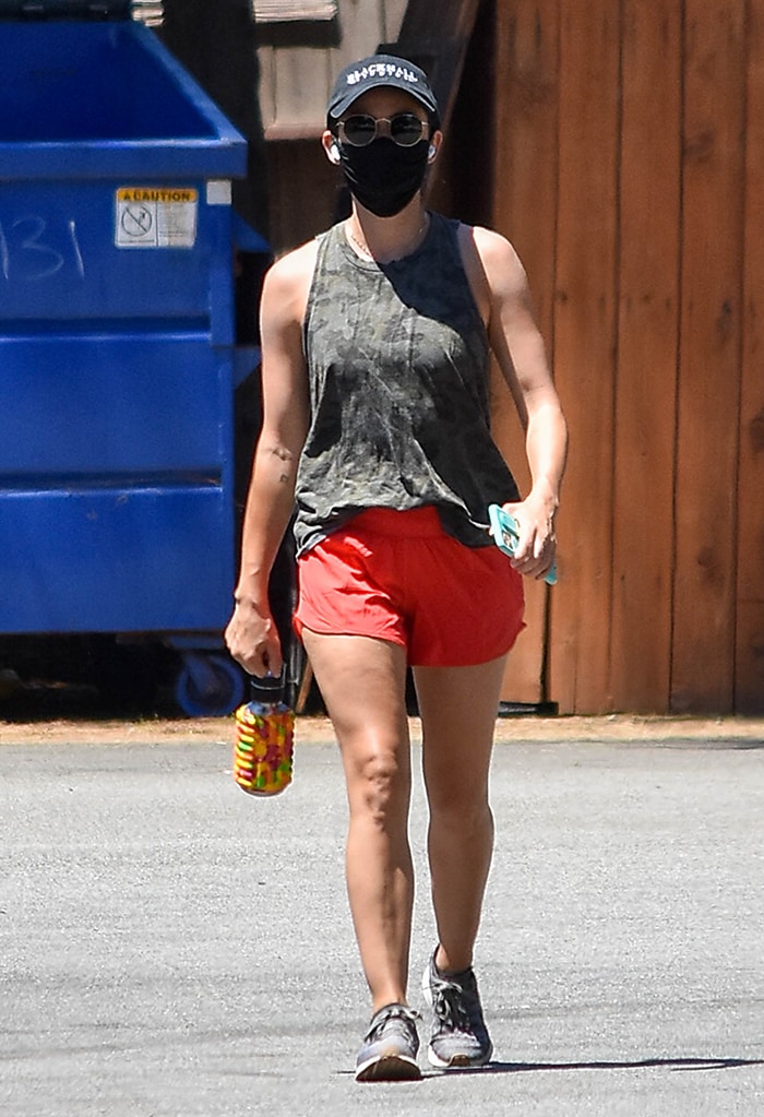 Lucy Hale goes hiking in Los Angeles on July 25, 2020