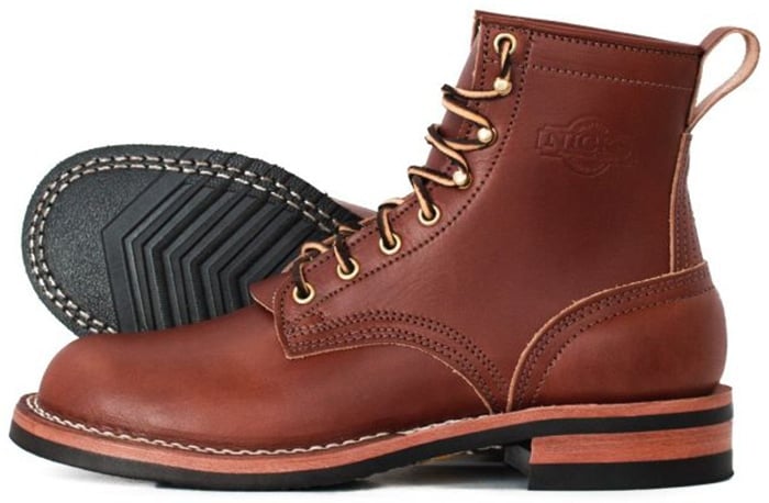 Nicks Boots Falcon Veg Tan Brown Moderate Arch