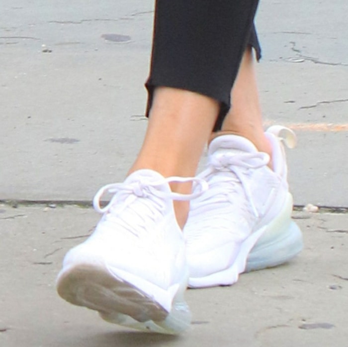Olivia Palermo completes her activewear with Nike Air Max 270 sneakers