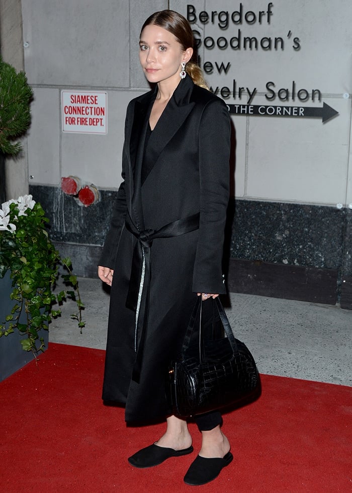 Ashley Olsen at Gemfields Jewelry Salon Opening at Bergdorf Goodman on December 15, 2015