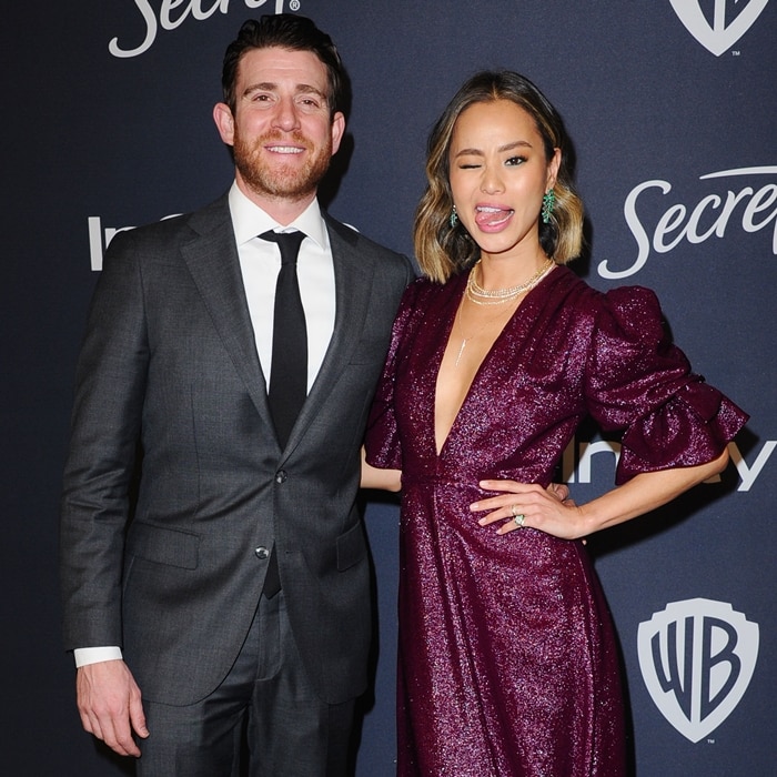 Bryan Greenberg, standing at 5ft 11 ½ (181.6 cm), attended the 2020 InStyle and Warner Bros. 77th Annual Golden Globe Awards Post-Party with his wife Jamie Chung, who is 5ft 5 (165.1 cm), at The Beverly Hilton Hotel in Beverly Hills, California on January 5, 2020