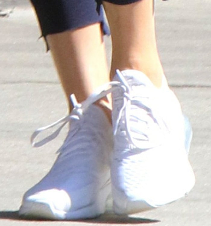 Olivia Palermo wears her favorite Nike Air Max 270 sneakers