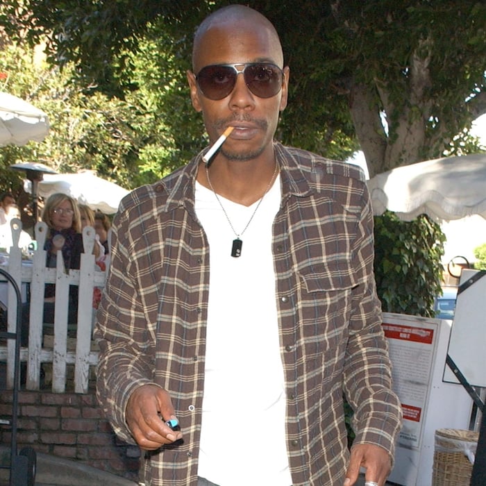 Dave Chappelle is known for being a heavy smoker