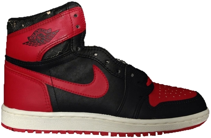 Originally released in April 1985 during Michael Jordan’s rookie season with the Chicago Bulls, these Air Jordan 1 High sneakers sell for $15,000 on StockX