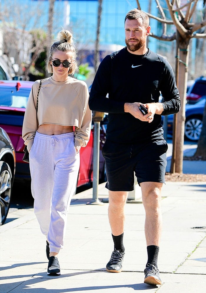 Julianne Hough and Brooks Laich pictured on February 1, 2020 three months before announcing their separation