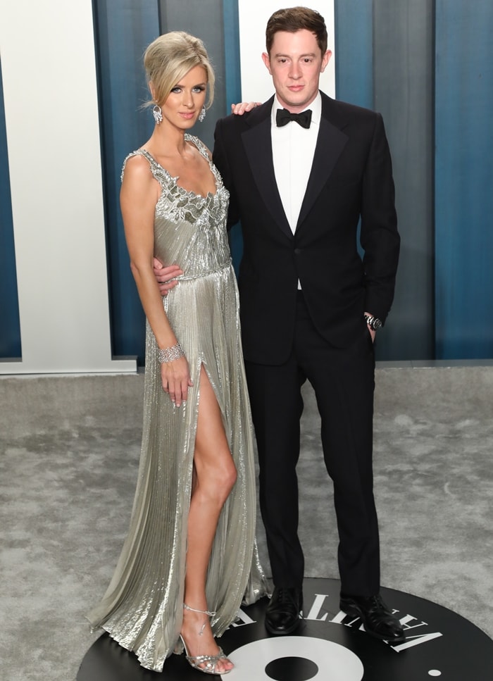 Nicky Hilton Rothschild and James Rothschild attend the 2020 Vanity Fair Oscar Party