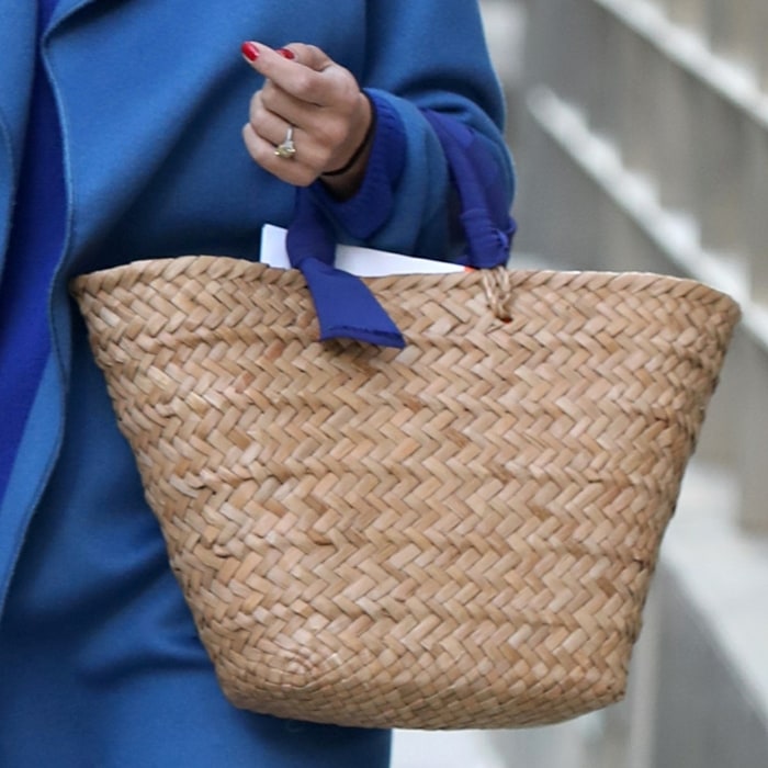 Designed in classic seaside style but going with a more subdued color palette, Olivia Palermo's Kayu straw tote is a real treasure