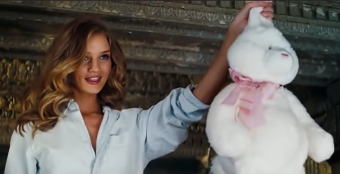 Rosie Huntington-Whiteley as Carly Spencer, Sam's new girlfriend in Transformers: Dark of the Moon, a 2011 American science fiction action film