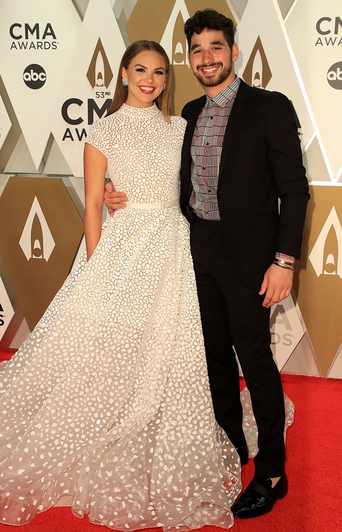 Hannah Brown and Alan Bersten, pictured at the CMA Awards 2019, named DWTS Season 28 champions