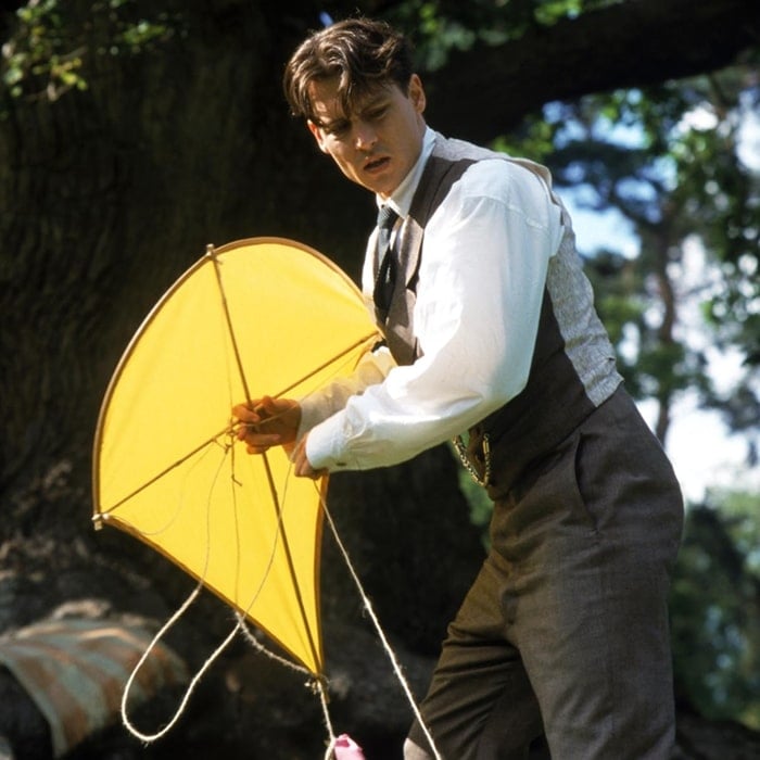 Johnny Depp portrayed Scottish writer J. M. Barrie in Finding Neverland, a 2004 historical fantasy drama film