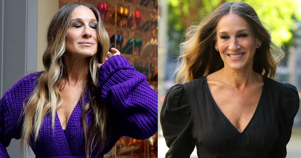 sjp-suffers-wardrobe-malfunction-in-purple-hanifa-knit-cardigan-dress