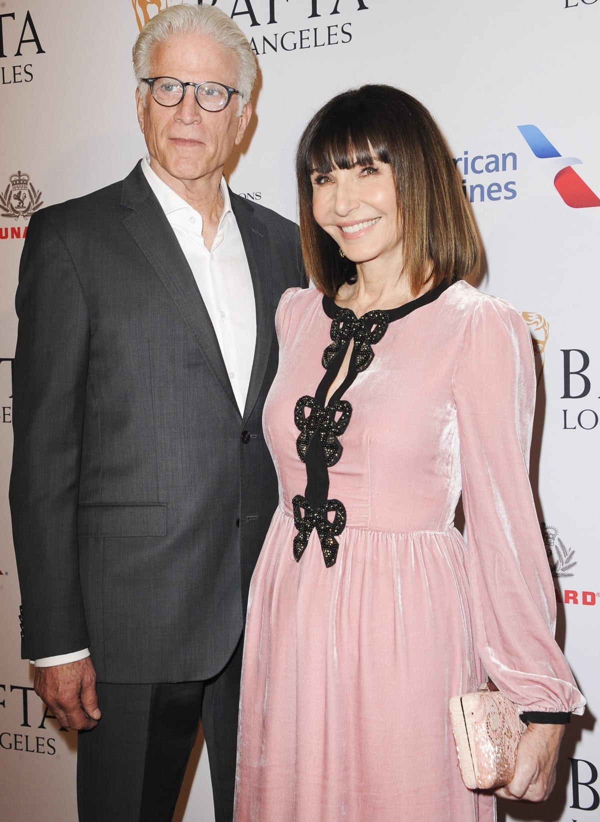 Ted Danson married actress Mary Steenburgen after meeting on the set of the movie Pontiac Moon