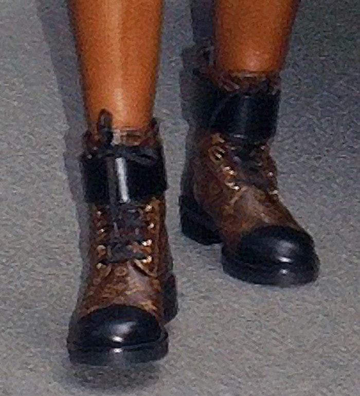 Venus Williams completes her head-to-toe Louis Vuitton look with Wonderland Flat Ranger boots