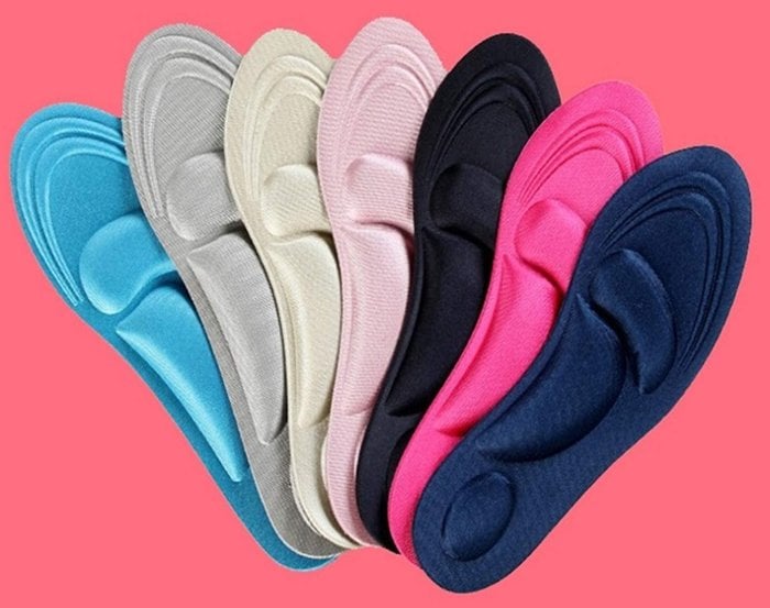 These insoles are available in a wide variety of colors