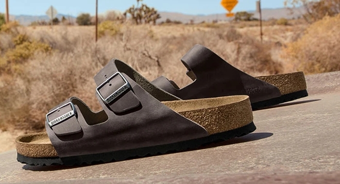 Unchanged since 1973, the classic Arizona slide sandal continues to carry on the legacy of its cork-latex footbed