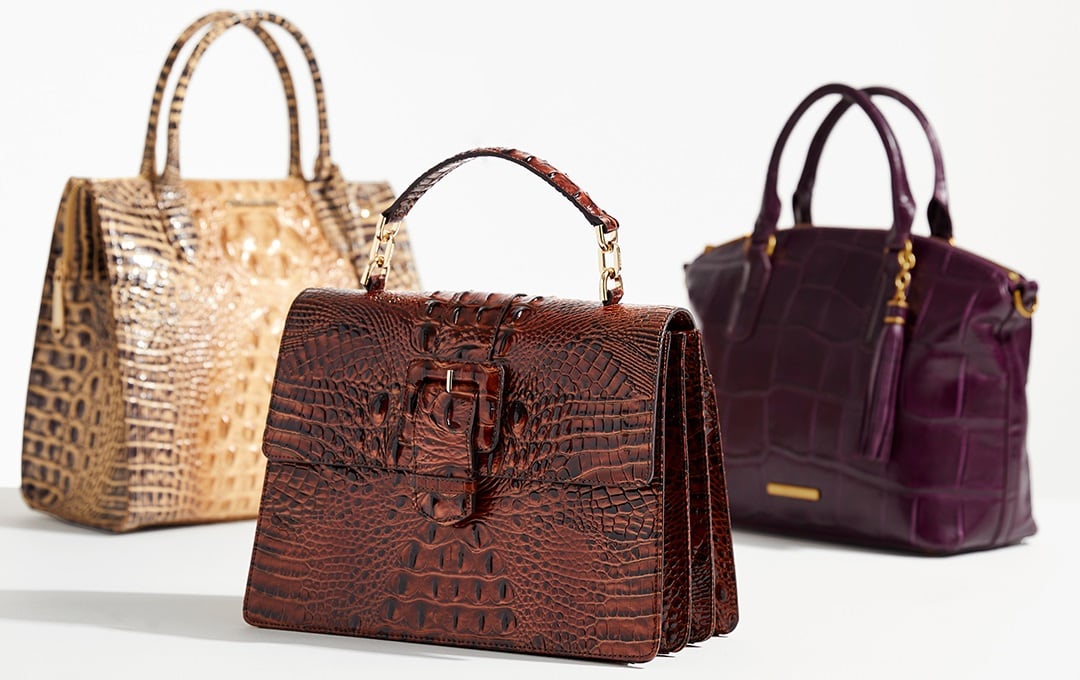 Brahmin leather handbags are made with high-quality leathers from Italy and around the world