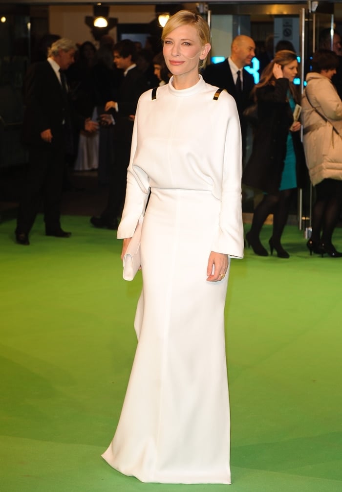 Cate Blanchett attends the Royal Film Performance of 'The Hobbit: An Unexpected Journey'