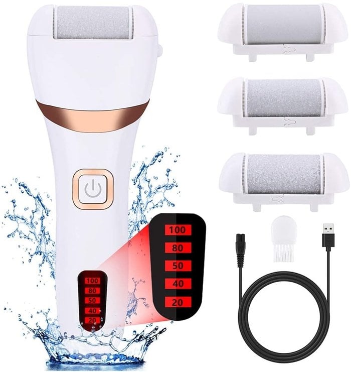 Elmchee electric foot callus remover will make your feet look clean, healthy, and attractive
