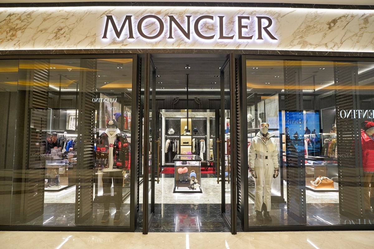 Italian high-end luxury fashion house Moncler operates around 300 stores around the world