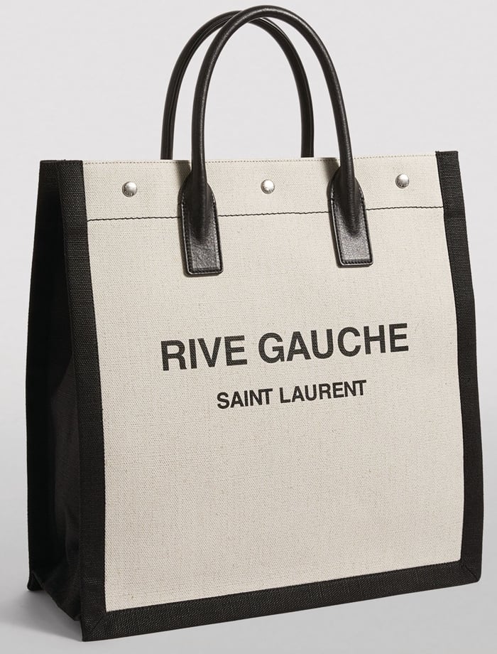 Inspired by the silhouette of the humble shopping bag, this refined tote by Saint Laurent has come a long way from its original influence