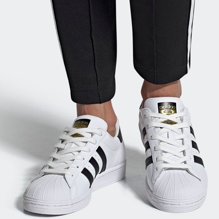 With its roots in both hoops and hip-hop, the Superstar is a low-top athletic shoe manufactured by Adidas since 1969