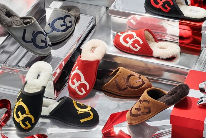 red ugg slippers in store