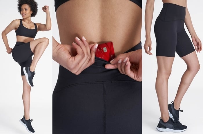 Get a booty lift with Sara Blakely's sculpting performance fabric and a contoured waistband