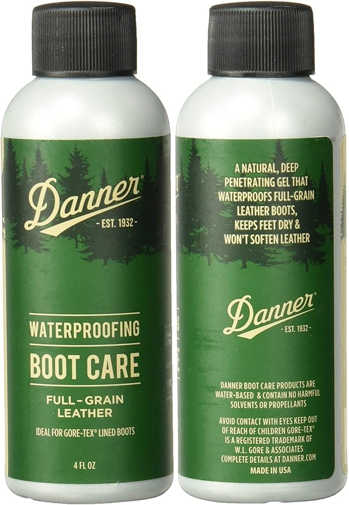 Danner's waterproofing gel blocks water from the outside without compromising breathability