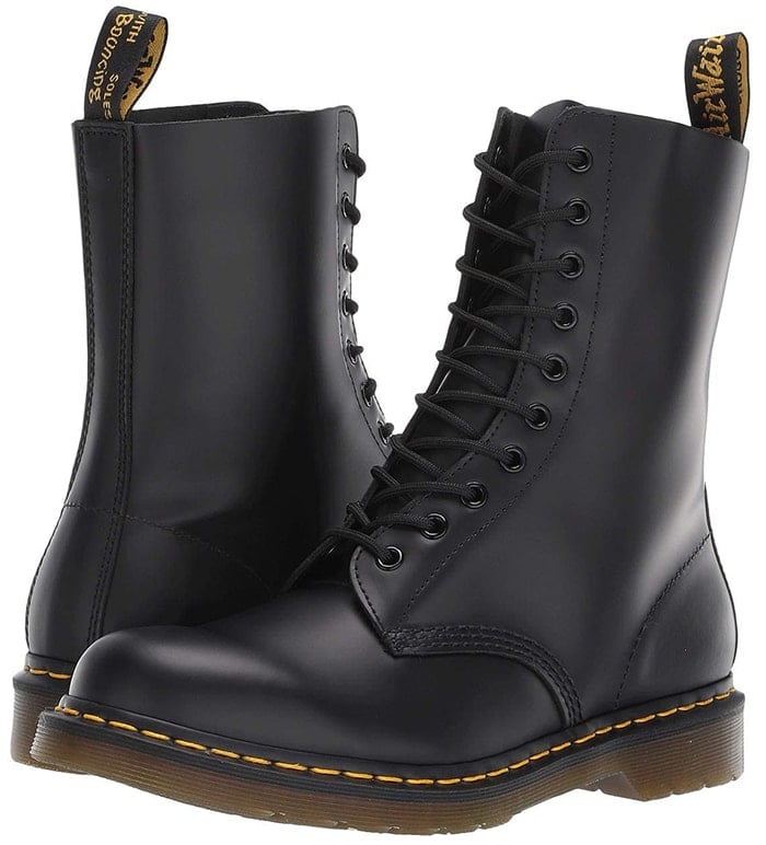 The 1490 10-Eye lace-up boot from Dr. Martens is an original classic that will live never go out of style