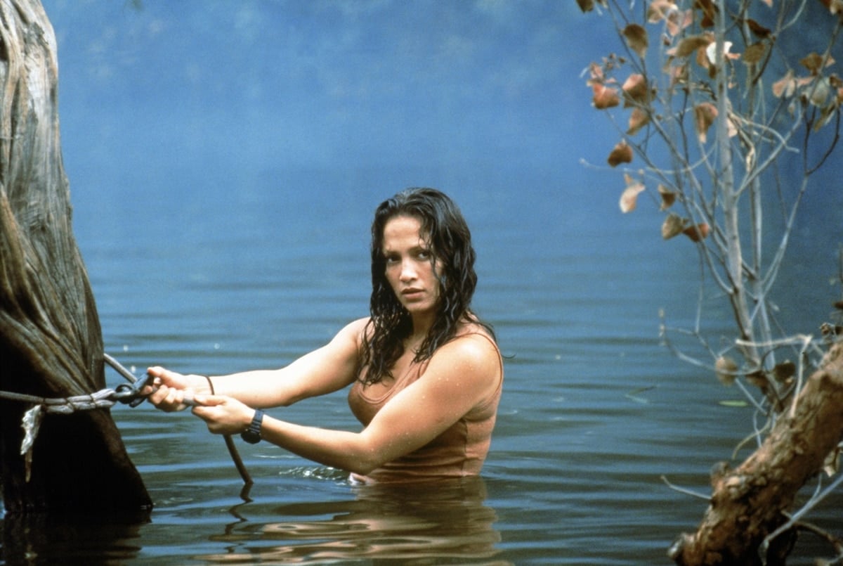 Throwback to 1996: A 26-year-old Jennifer Lopez embodies Terri Flores in the thrilling adventure, 'Anaconda'