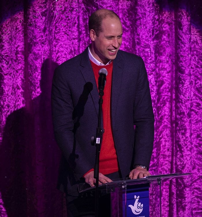 Prince William thanked the key workers who attended the special Pantoland show