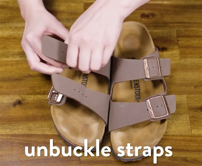 how to clean cork birkenstocks