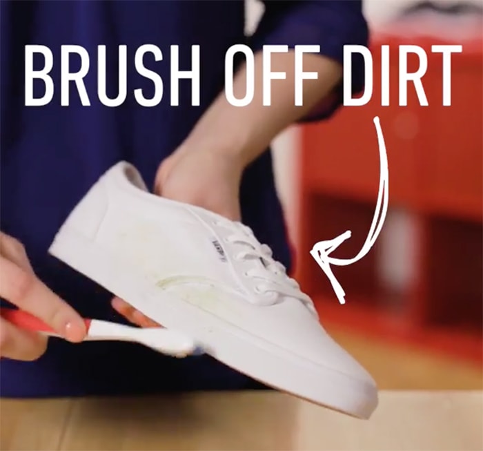 Gently remove the dirt and avoid any scuffs