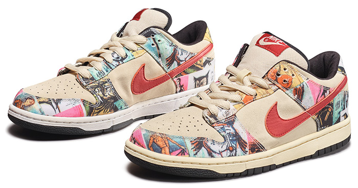 The SB Dunk Low Paris showcases art by French painter Bernard Buffet